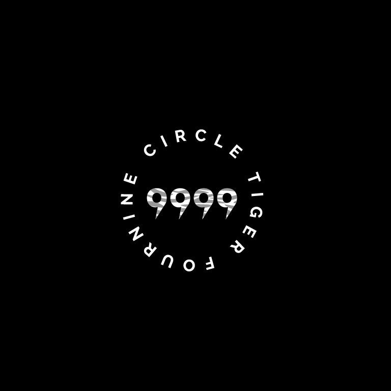 CIRCLE TIGER 9999　バック無地　ロンT　XS～XL
